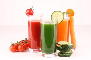healthy and fresh vegetables juice